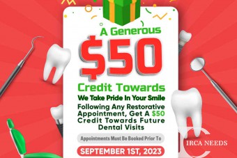 Get A $50 Credit Towards Future Dental Visits